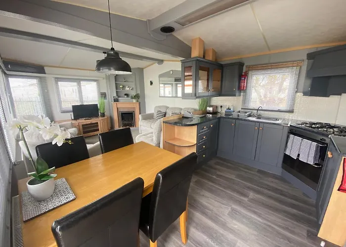 Sherwood 472 - Central Heating, Pet Friendly, Wifi, Bed Linen - Golden Palm Resort - Meadow Lakes Caravan & Lodge Hire